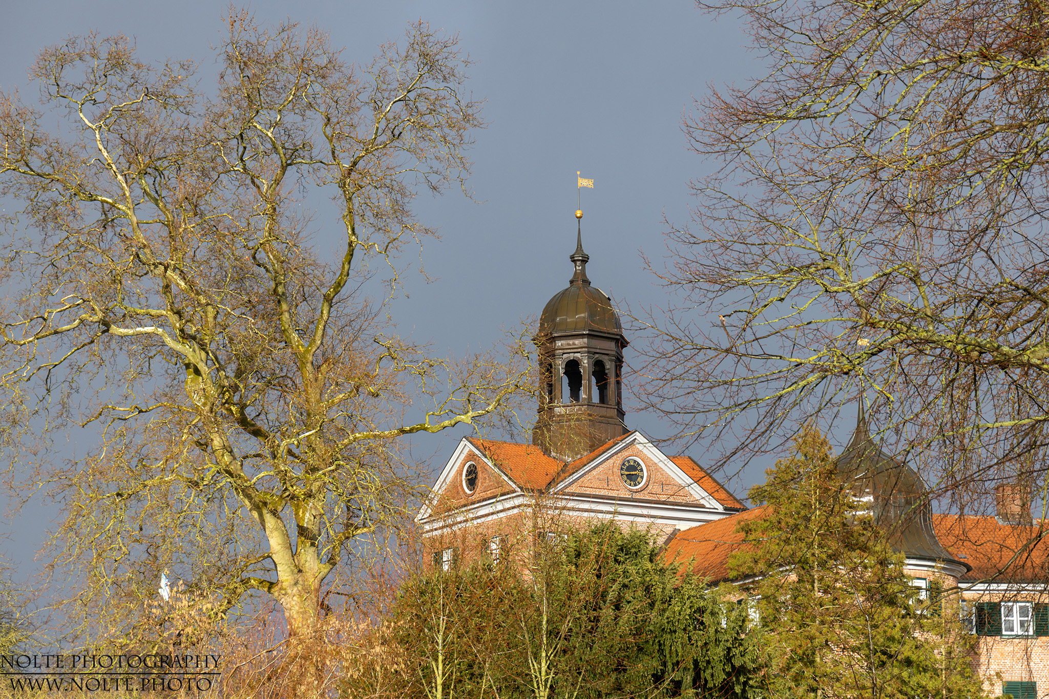 Der Uhrenturm von Schloss Eutin