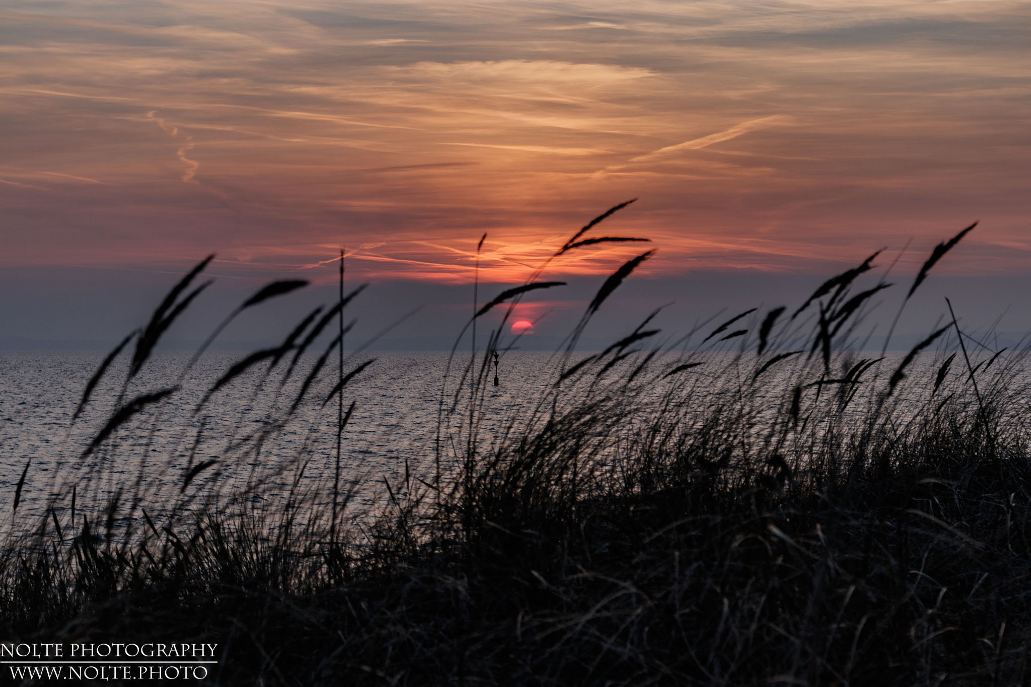 Sonmnenuntergang über der Ostsee