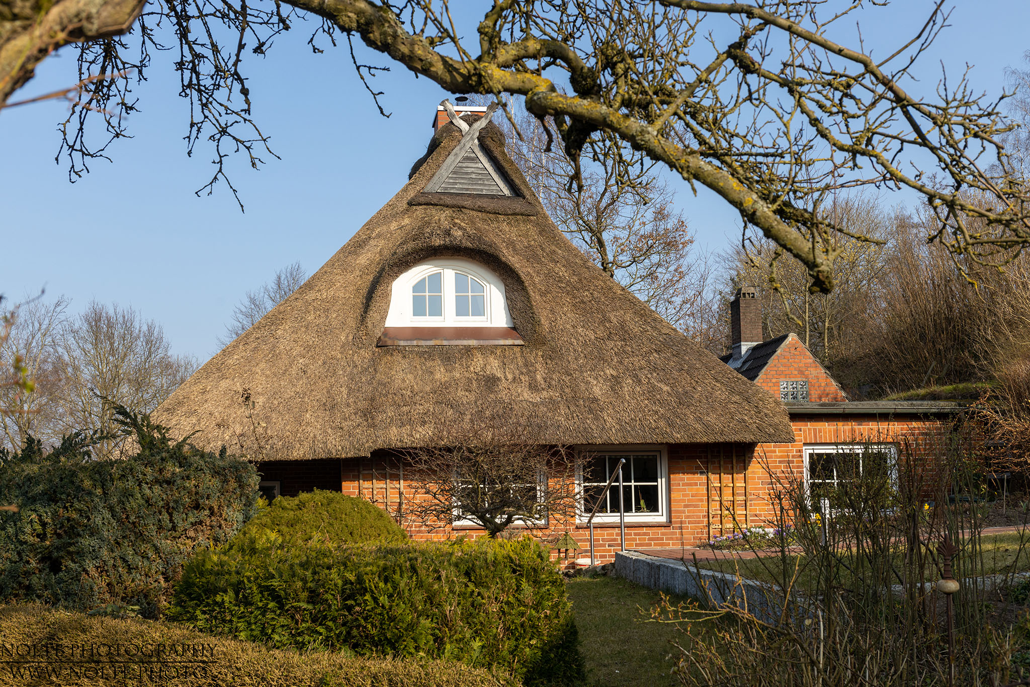 Reetdachhaus aus dem Fischerdorf Gothmund bei Lübeck