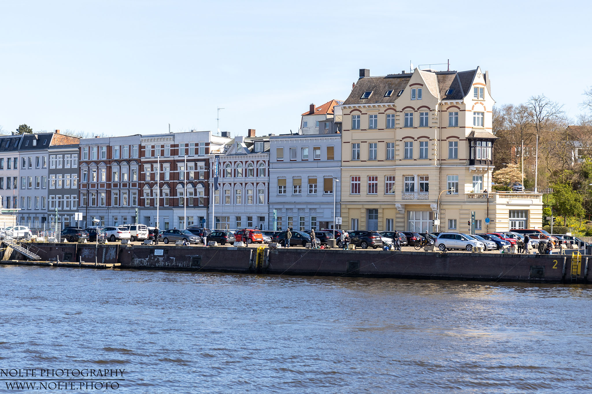 Altstadtbauten an der Trave in Lübec