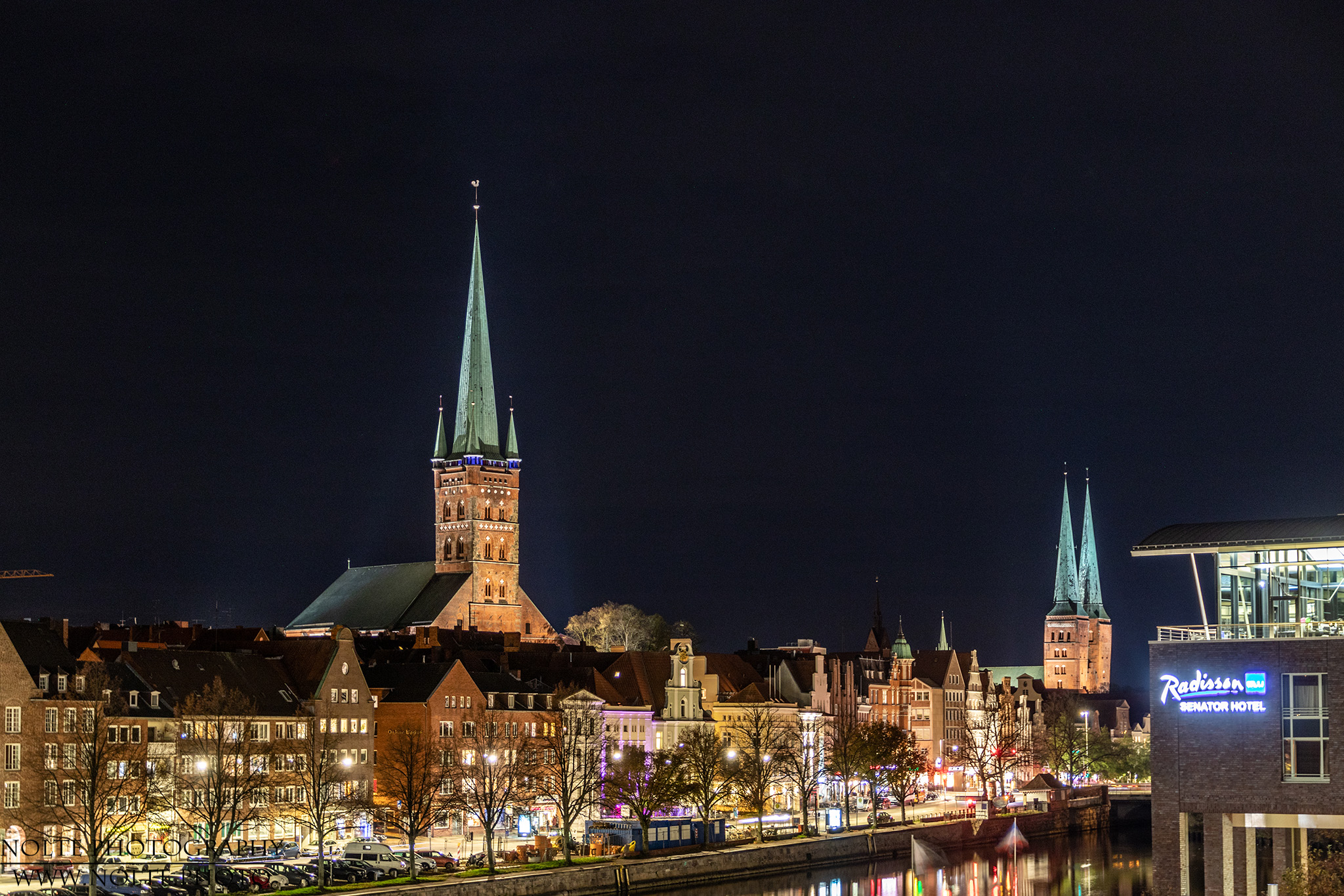 Zwei Kirchen von Lübeck