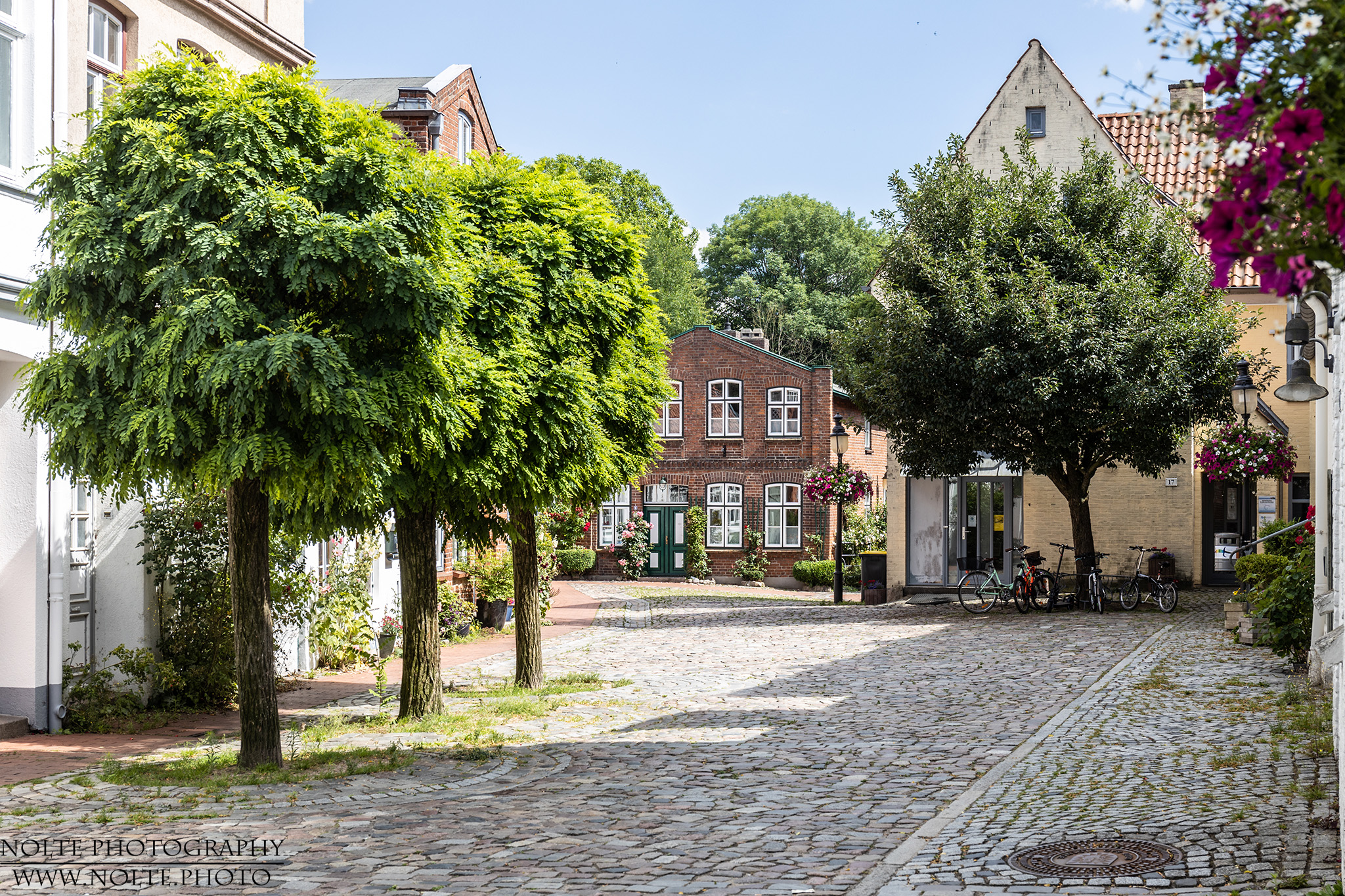 Blick in die Heiligengeiststrasse in Bad Oldesloe