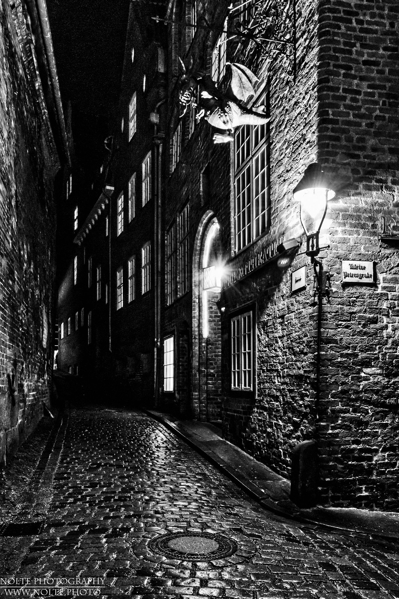 Gang in der Lübecker Altstadt