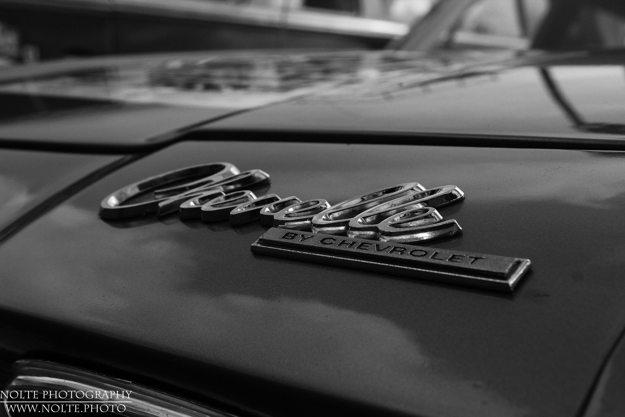 Chevelle-Logo auf einer Motorhaube