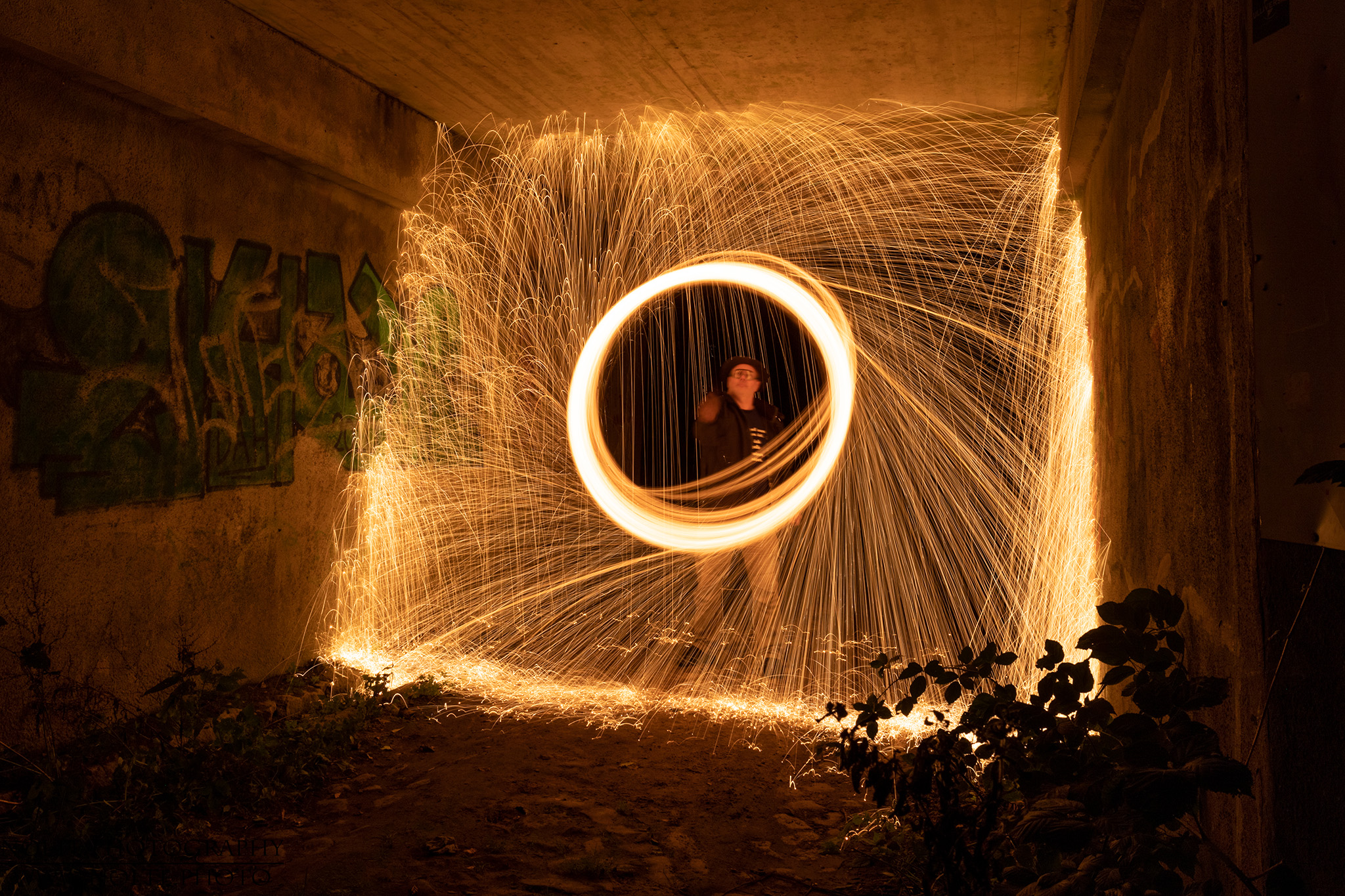 Stahlwolle im Tunnel