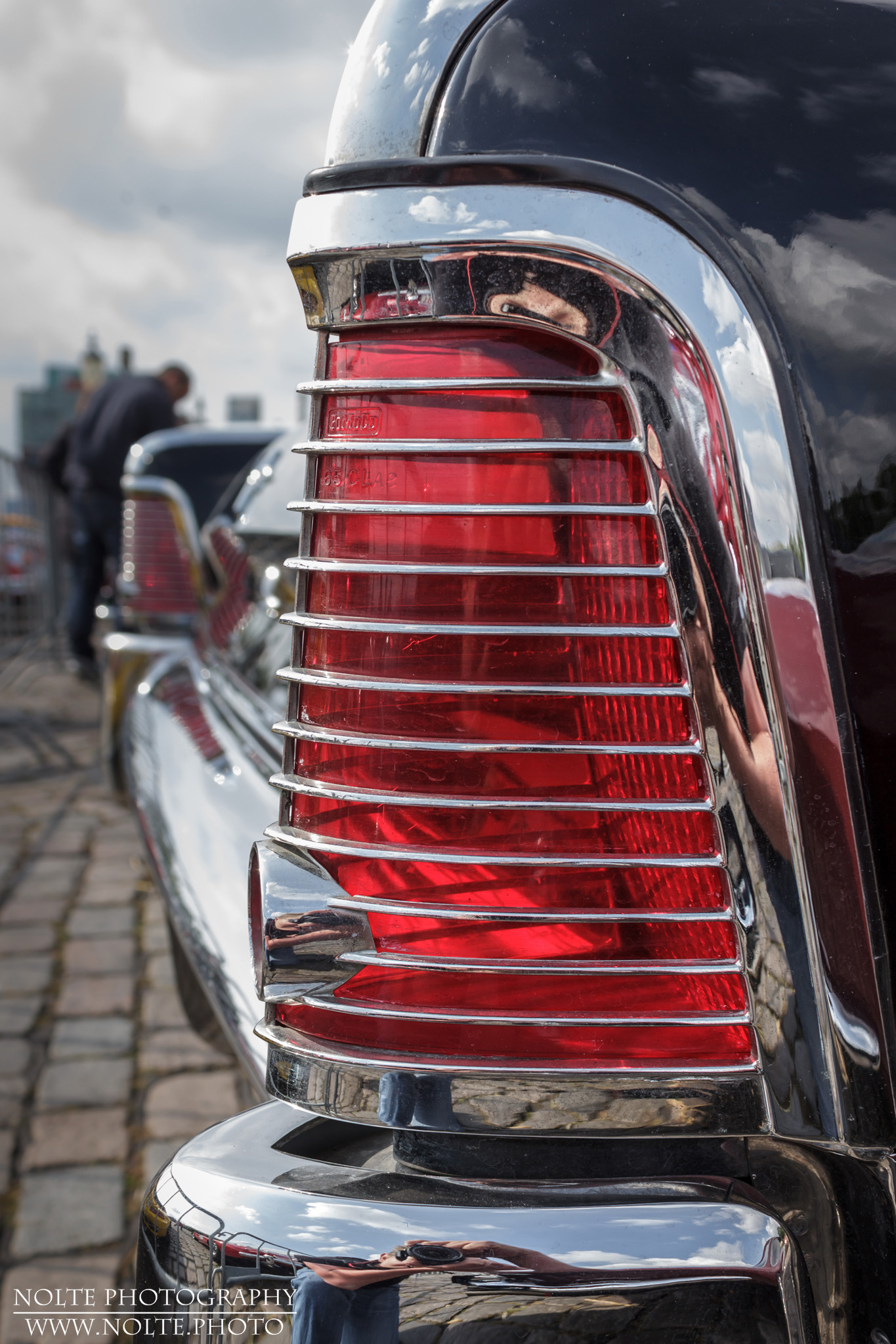 Rücklicht eines 1965er Lincoln Continental.