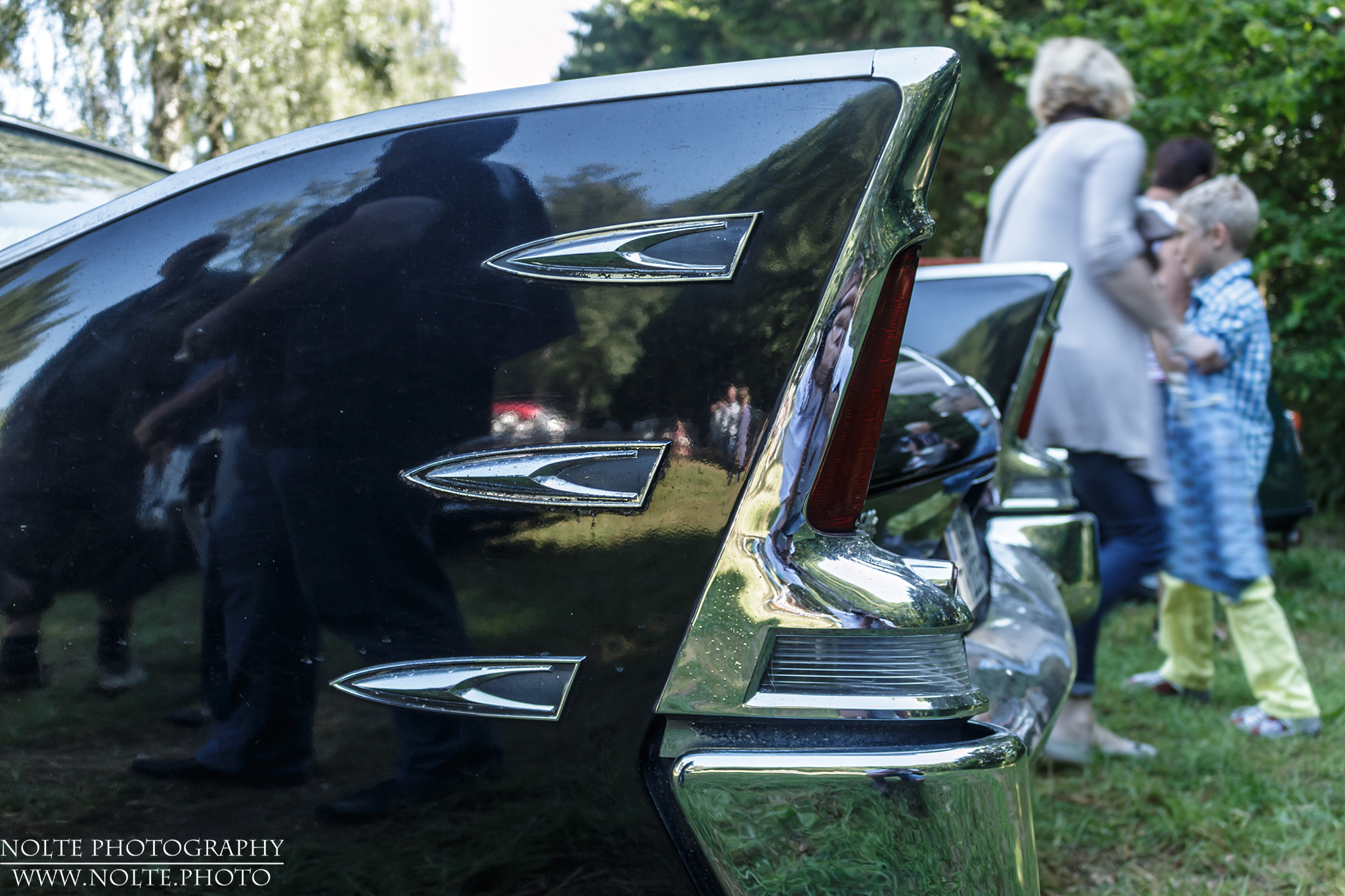 Die Heckschwinge eines Plymouth Belvedere.