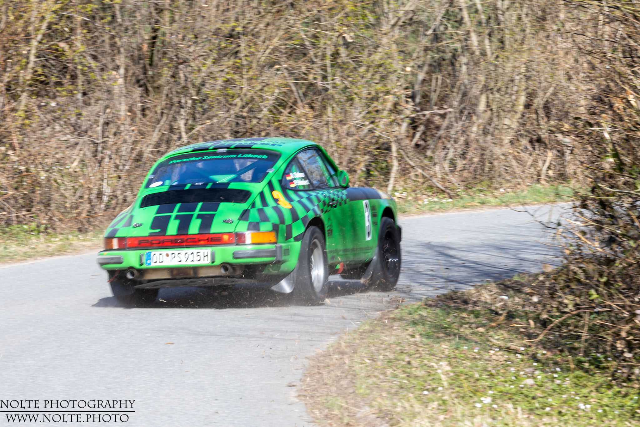 Porsche 911 bei der Stormarnrallye 2022