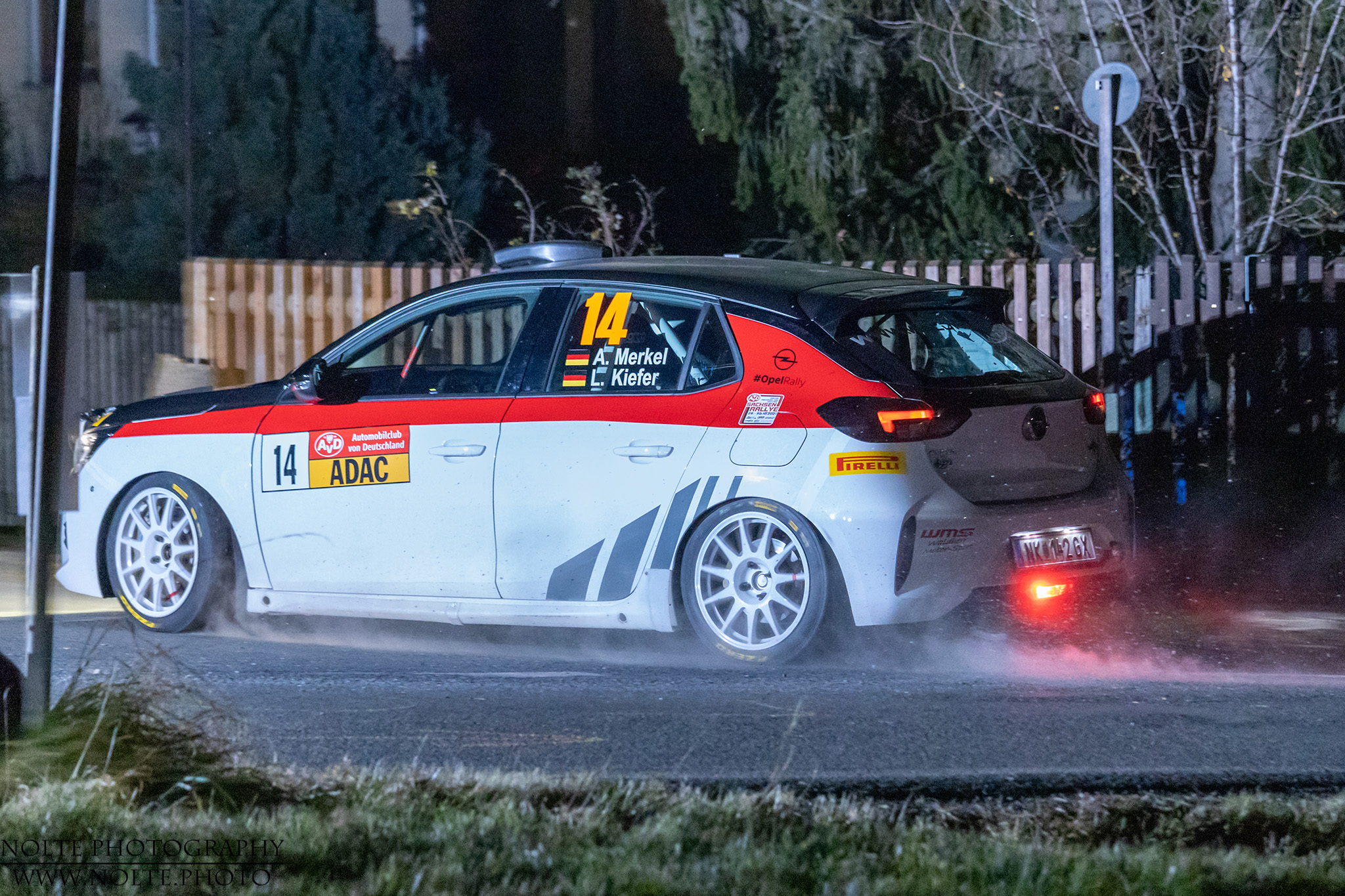 Opel Corsa bei der Sachsenrallye 2021