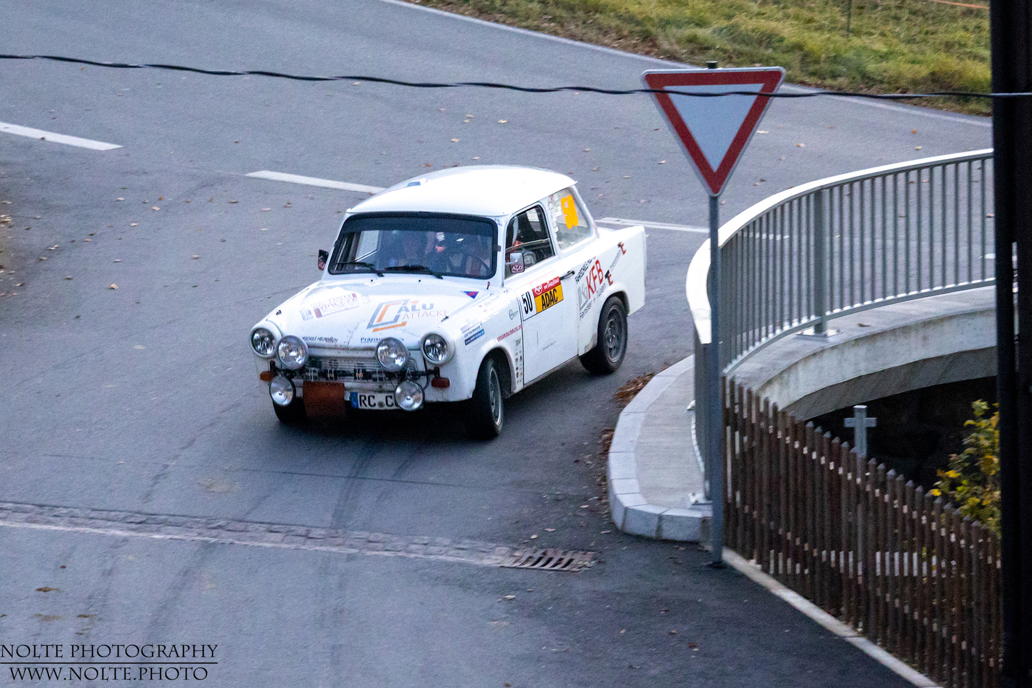 Sachsenring Trabant 601 Rallye in der Kurve