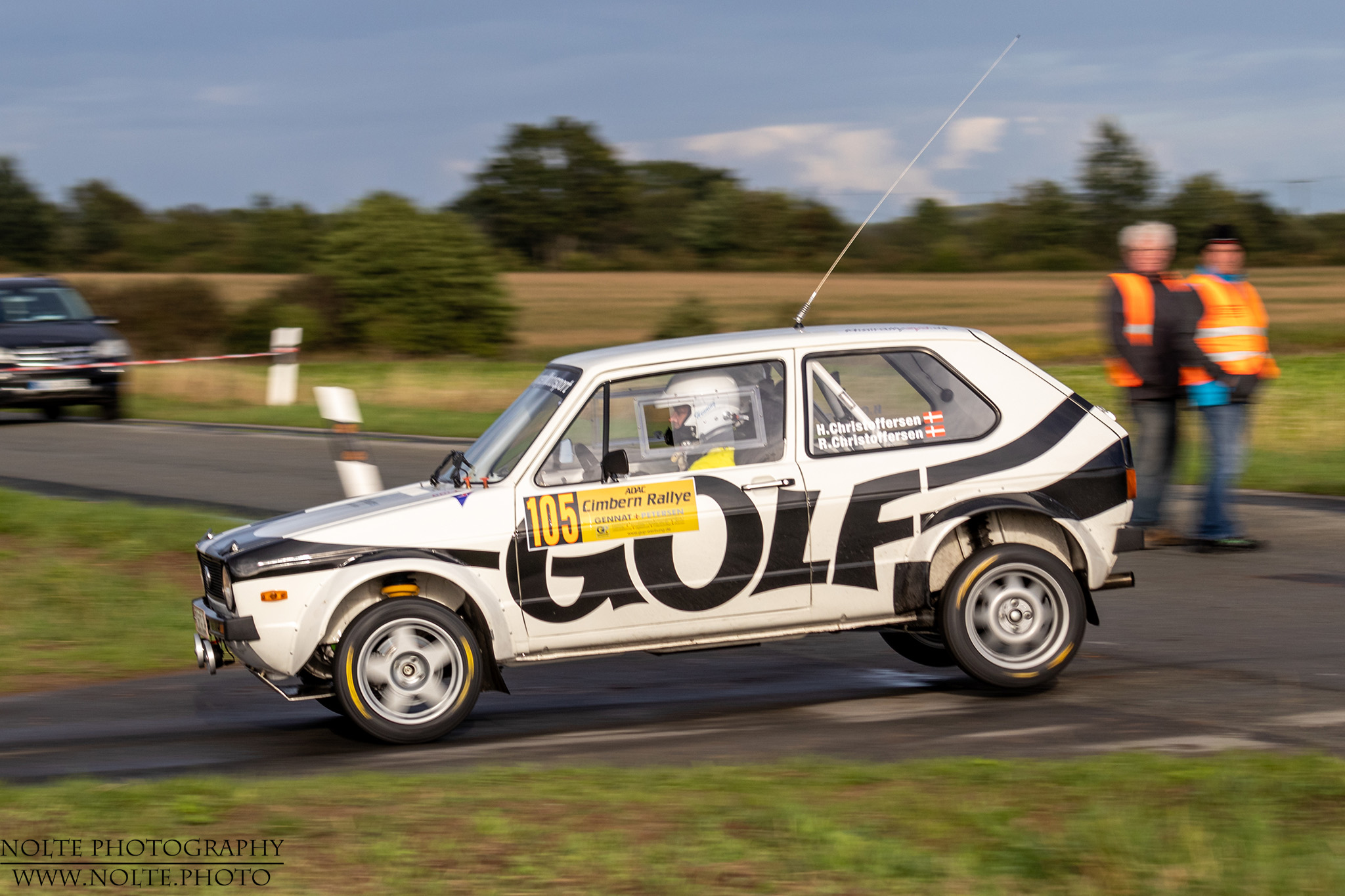 Golf I im Rallyeflug