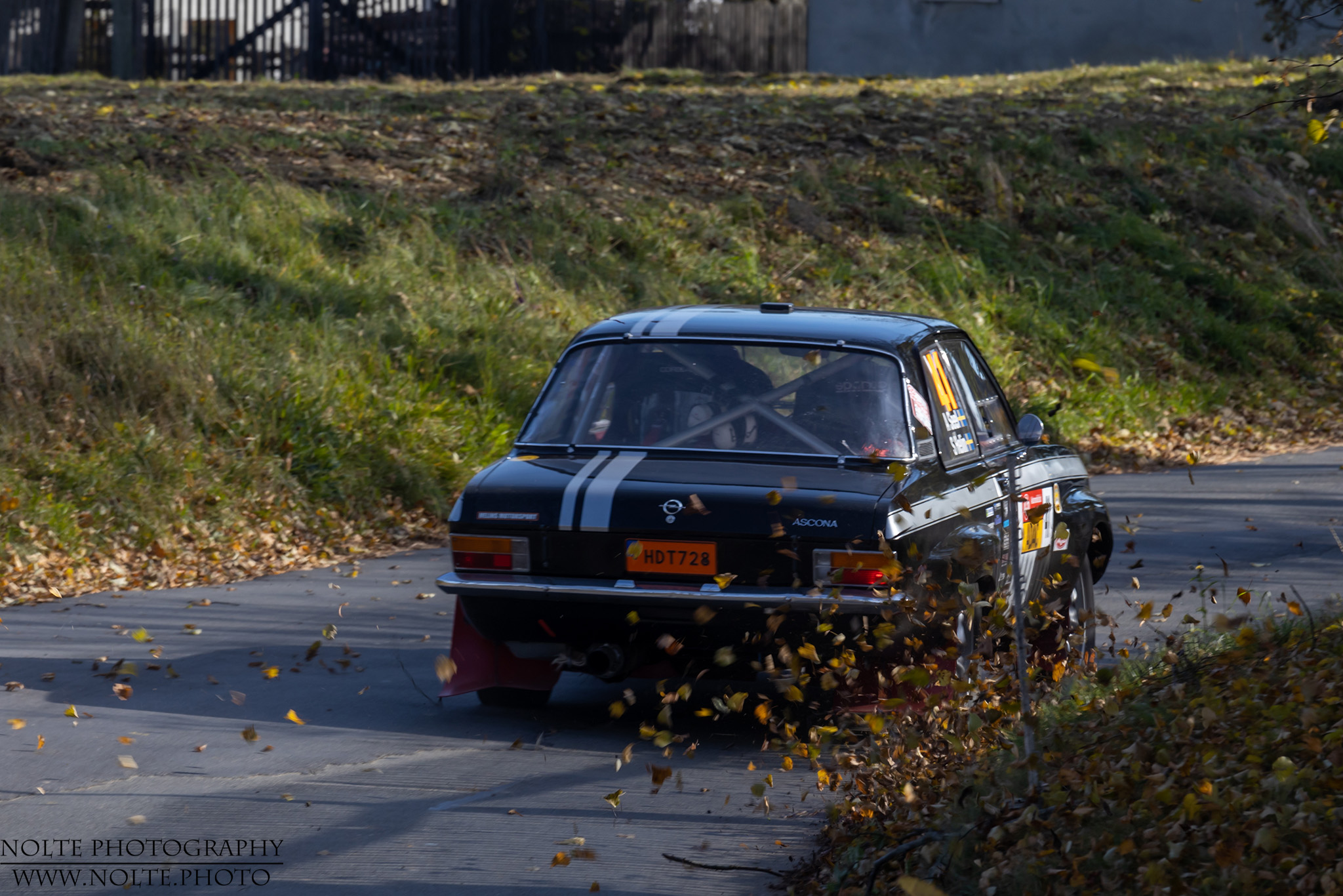 Das Laub will mit... ;)