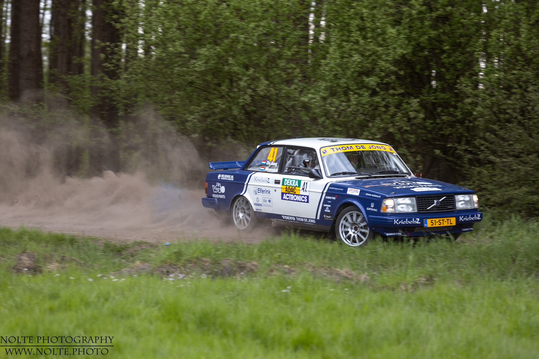 Volvo im Drift bei der ACTronics Rallye Sulingen 2022