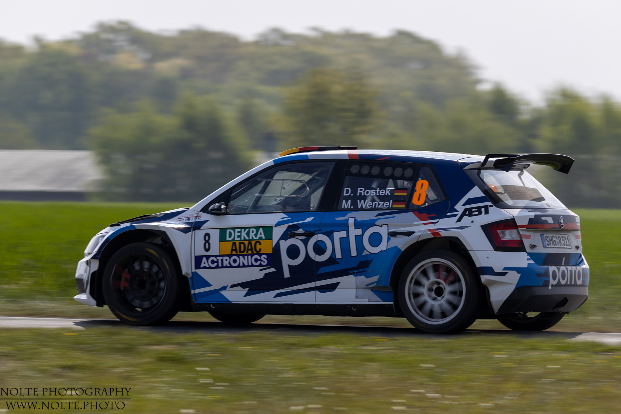 Skoda Fabia Rallye Mitzieher