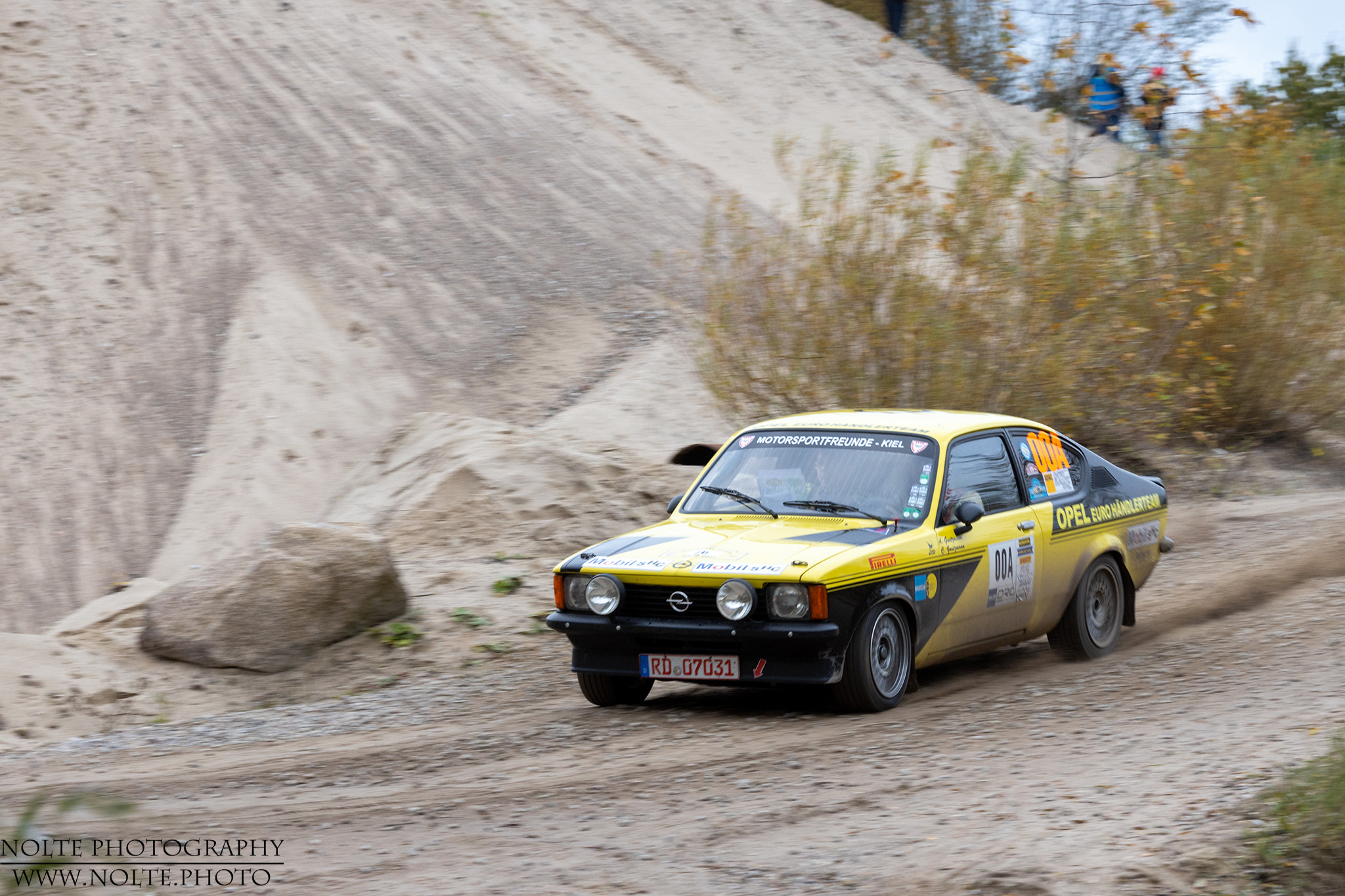 Opel Kadett als Rallye-Vorwagen
