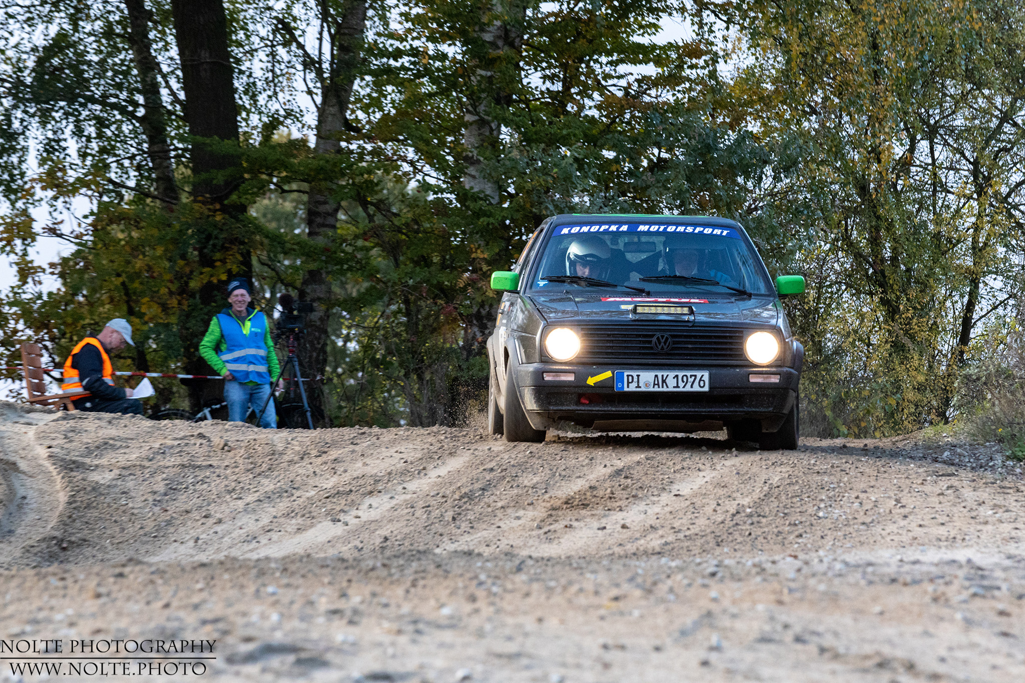 Abwärts und möglichst in der Spur bleiben...