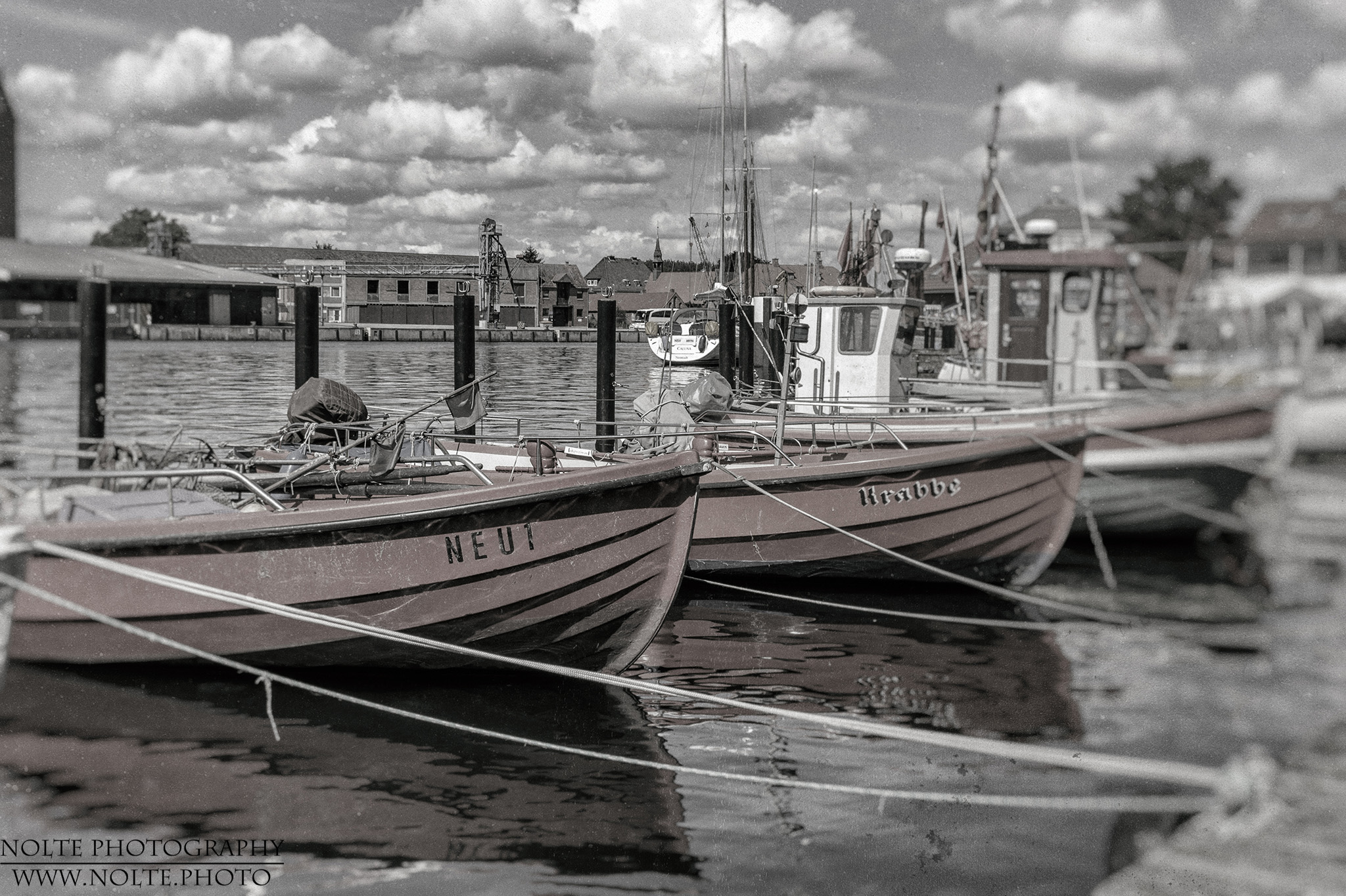 Fischerboote in Neustadt - Bearbeitet