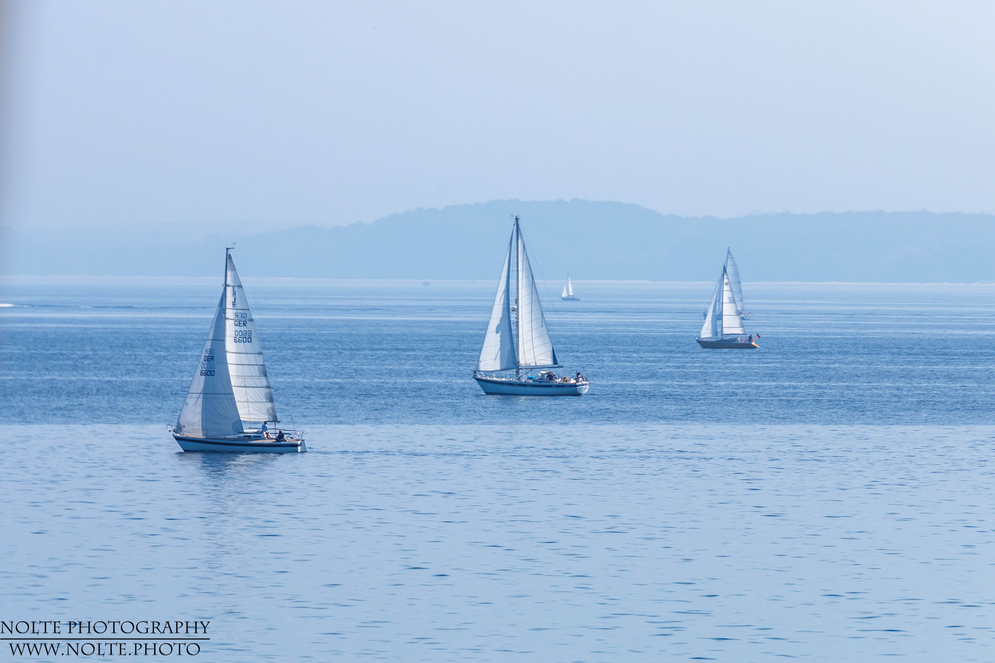 Segelboote auf der Ostsee