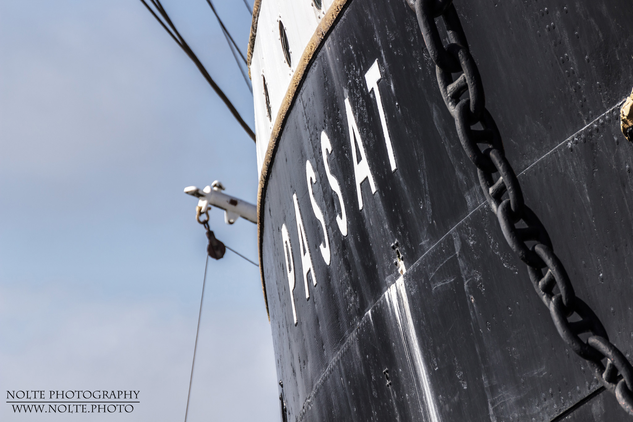 Namenszug der Passat auf dem Rumpf